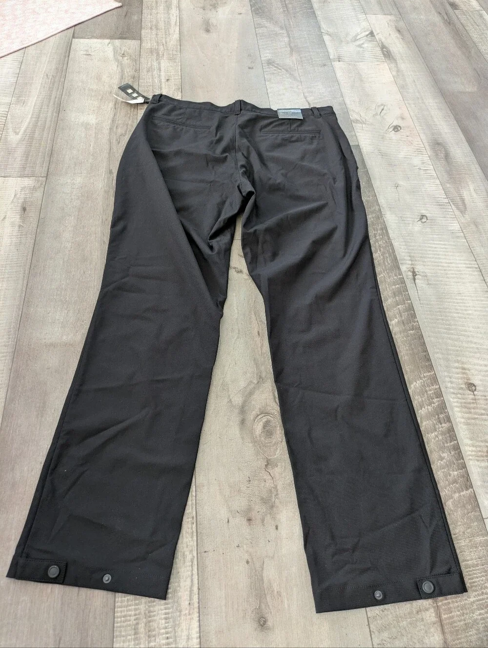NWT Banana Republic Pants Men 36X34 Black Aiden Hybrid Slim Fit Performance